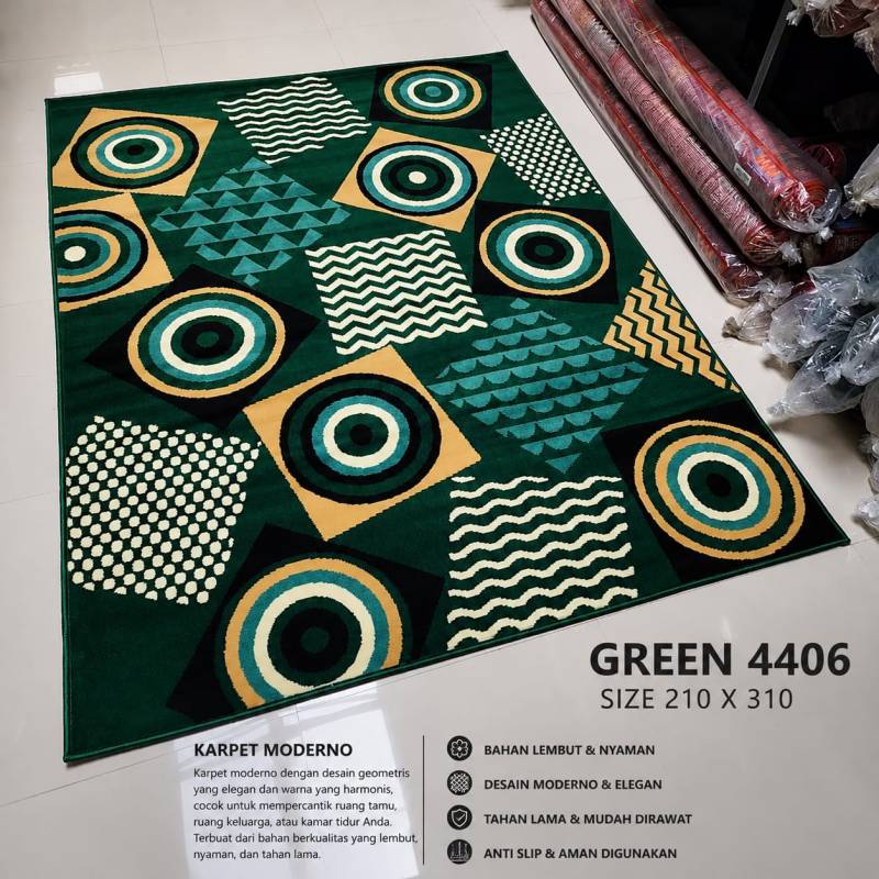 KARPET MODERNO 210X310 EMERALD