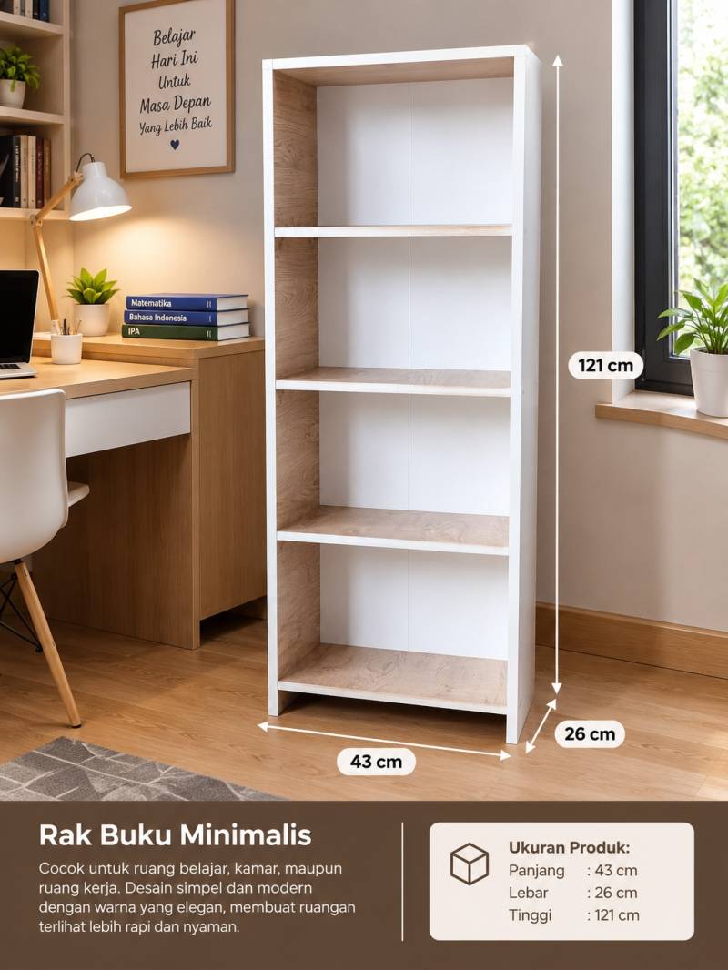 RSG SUSUN 4 TANPA PINTU MARCY OAK 