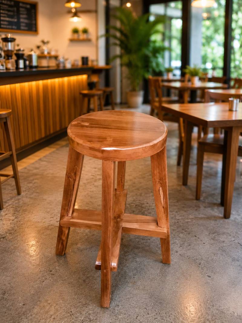 KURSI CAFE JATI BULAT