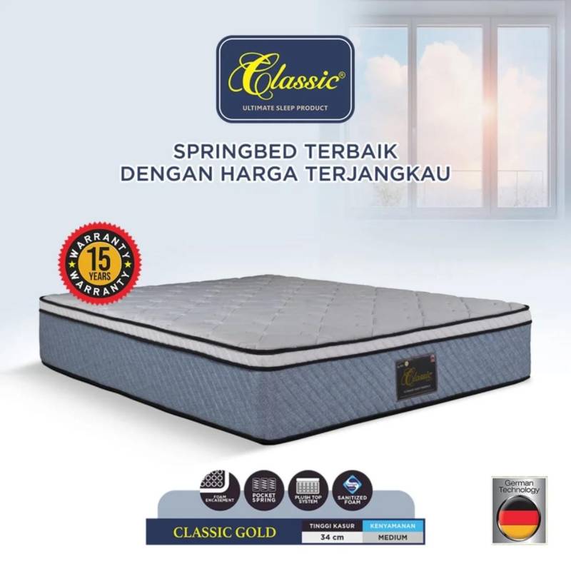 SPRINGBED ELITE CLASSIC GOLD 160X200