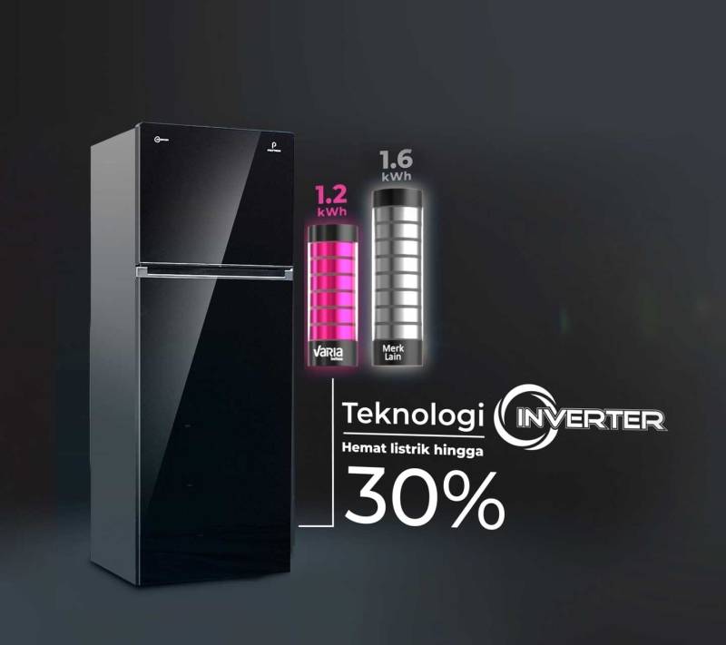 LES POLYTRON PRW 23VX Kulkas inverter 