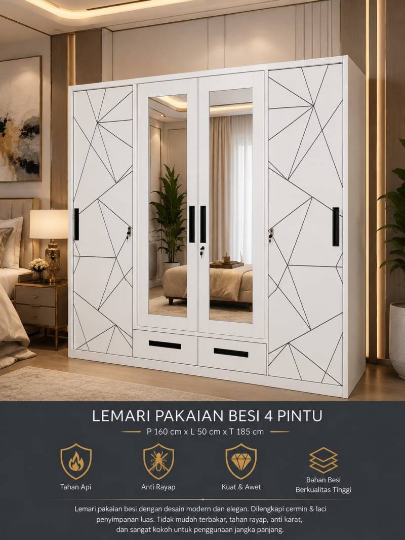 LEMARI BESI P4 XR 402C