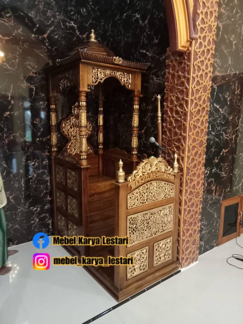 MIMBAR JATI UKIR