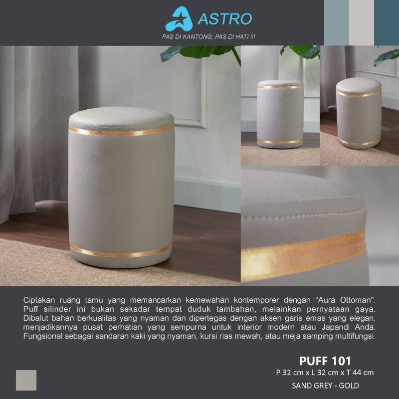 PUV STOOL BULAT LIS GOLD ASTRO