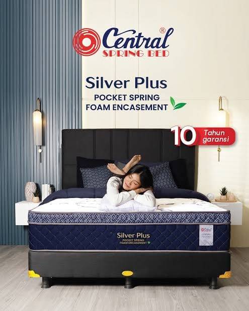 CENTRAL SILVER PLUS POCKET 160X200