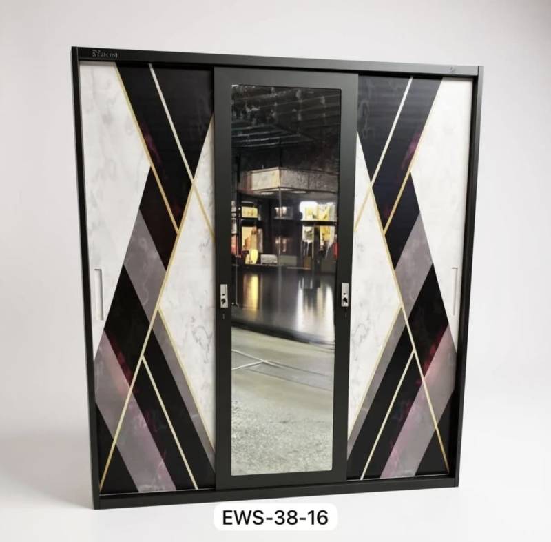 LEMARI BESI PINTU 3 ACENSIO 160CM EWS 38-16 BLACK ACS