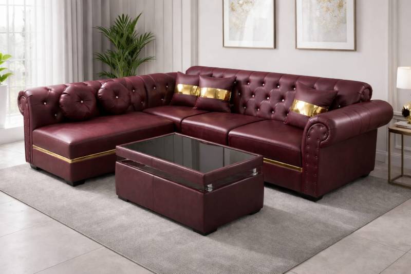 SOFA LYON MARON LIS GOLD