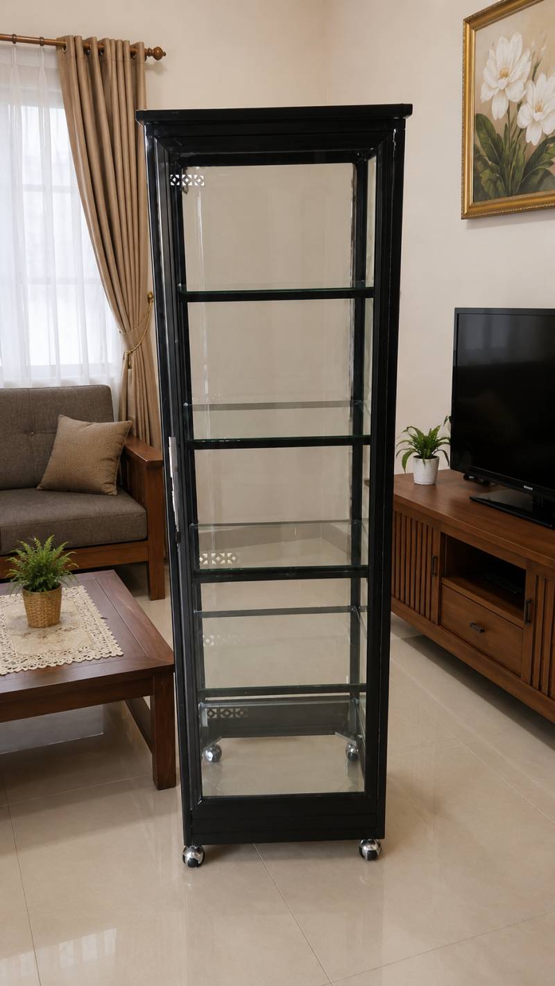 BIFET HIAS ALUMUNIUM 1 PINTU BROWN