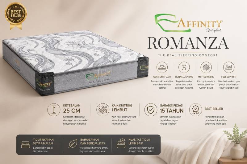 ROMANZA PILLOWTOP AFFINITY 160X200