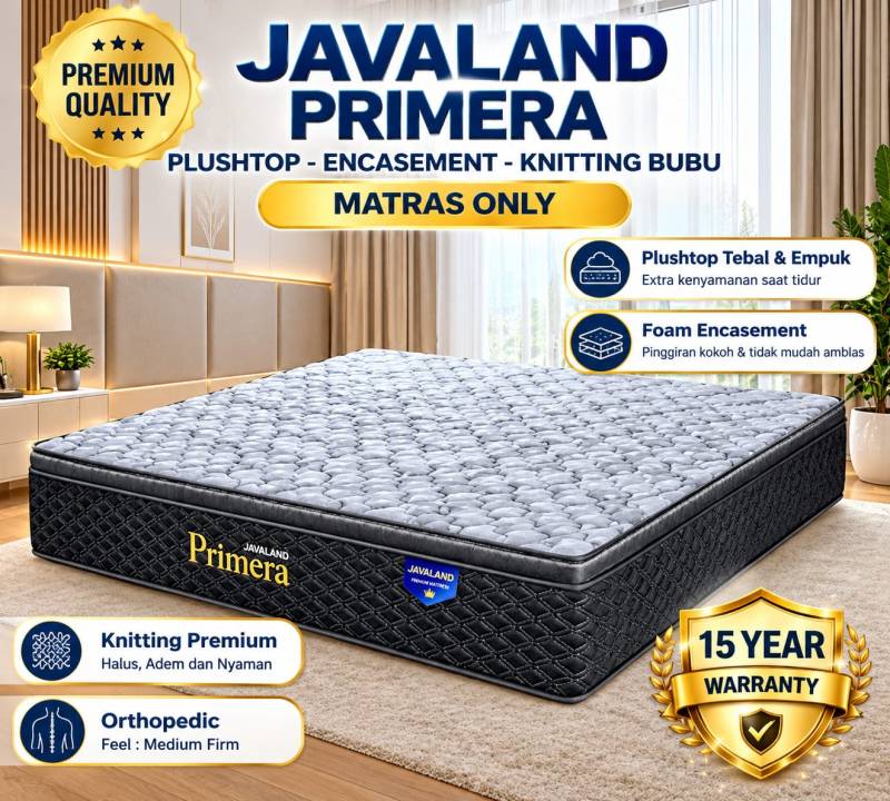 SPRINGBED JAVALAND PRIMERA PLUSHTOP FE 160X200 GREY