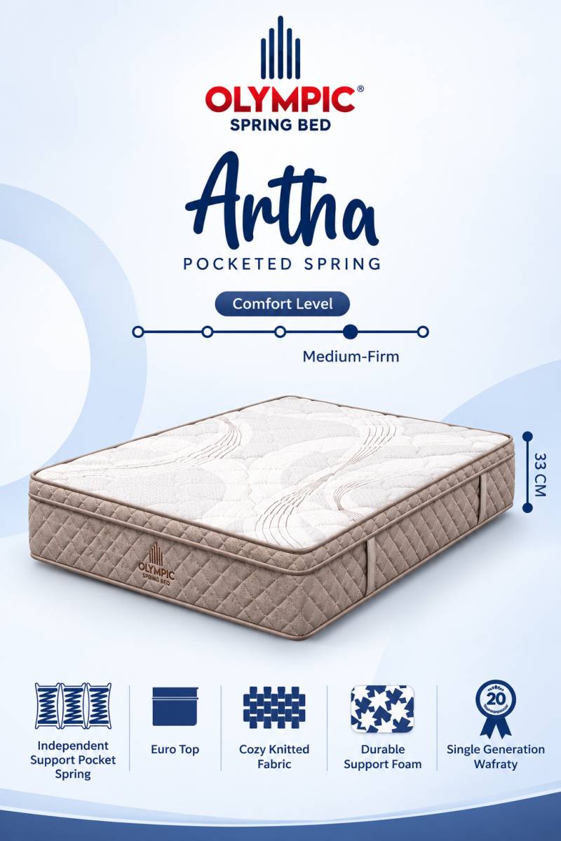 SPRINGBED ARTHA POCKET OLYMPIC 160X200