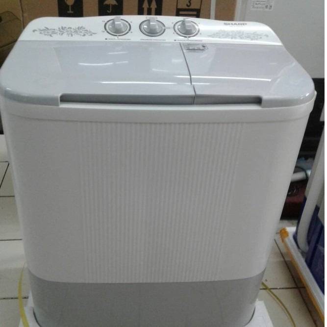 MESIN CUCI SHARP 7.5KG 2TAB